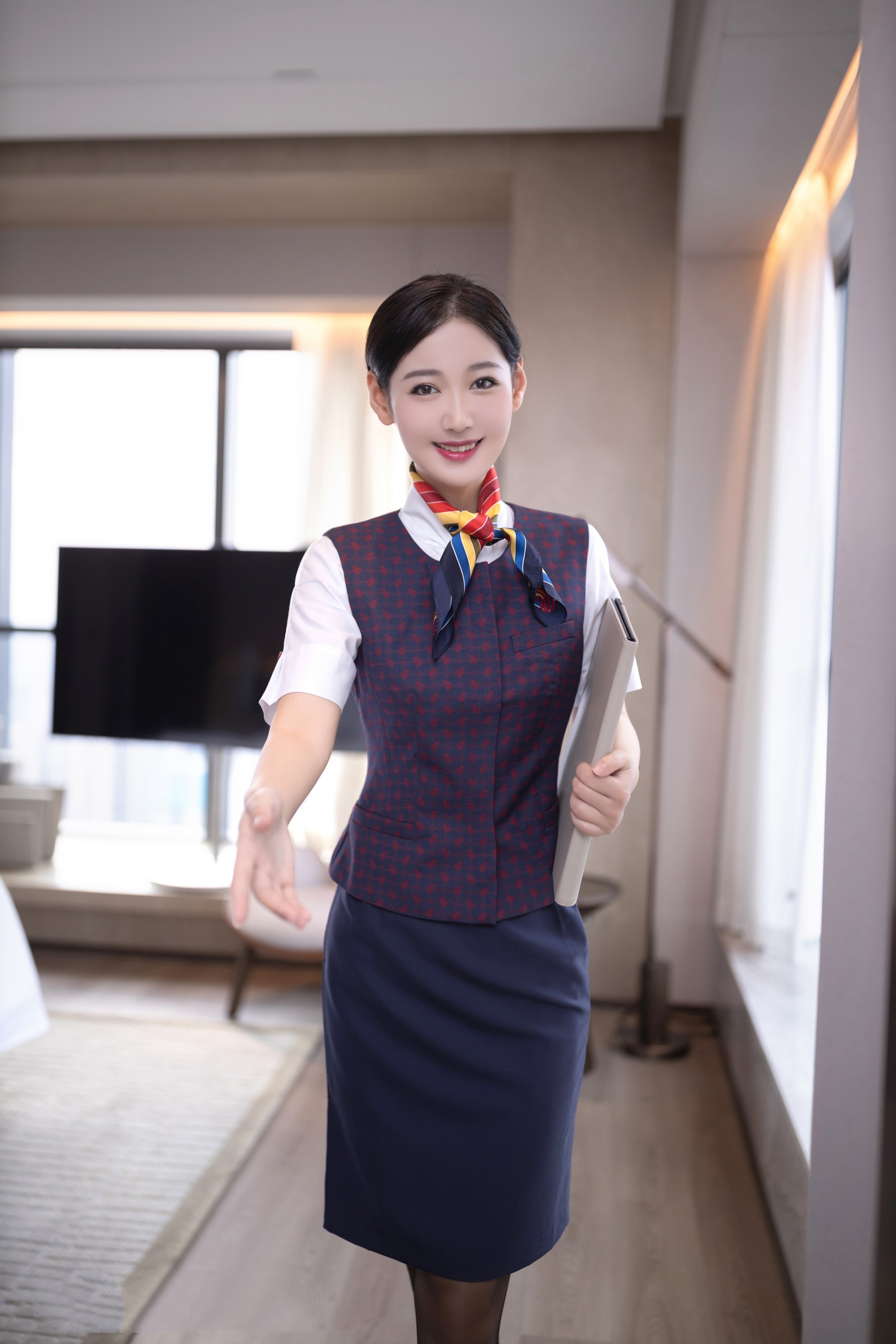 图片[1]-唐安琪 – NO.010 内购无水印 国航空姐[89P]-XikXak